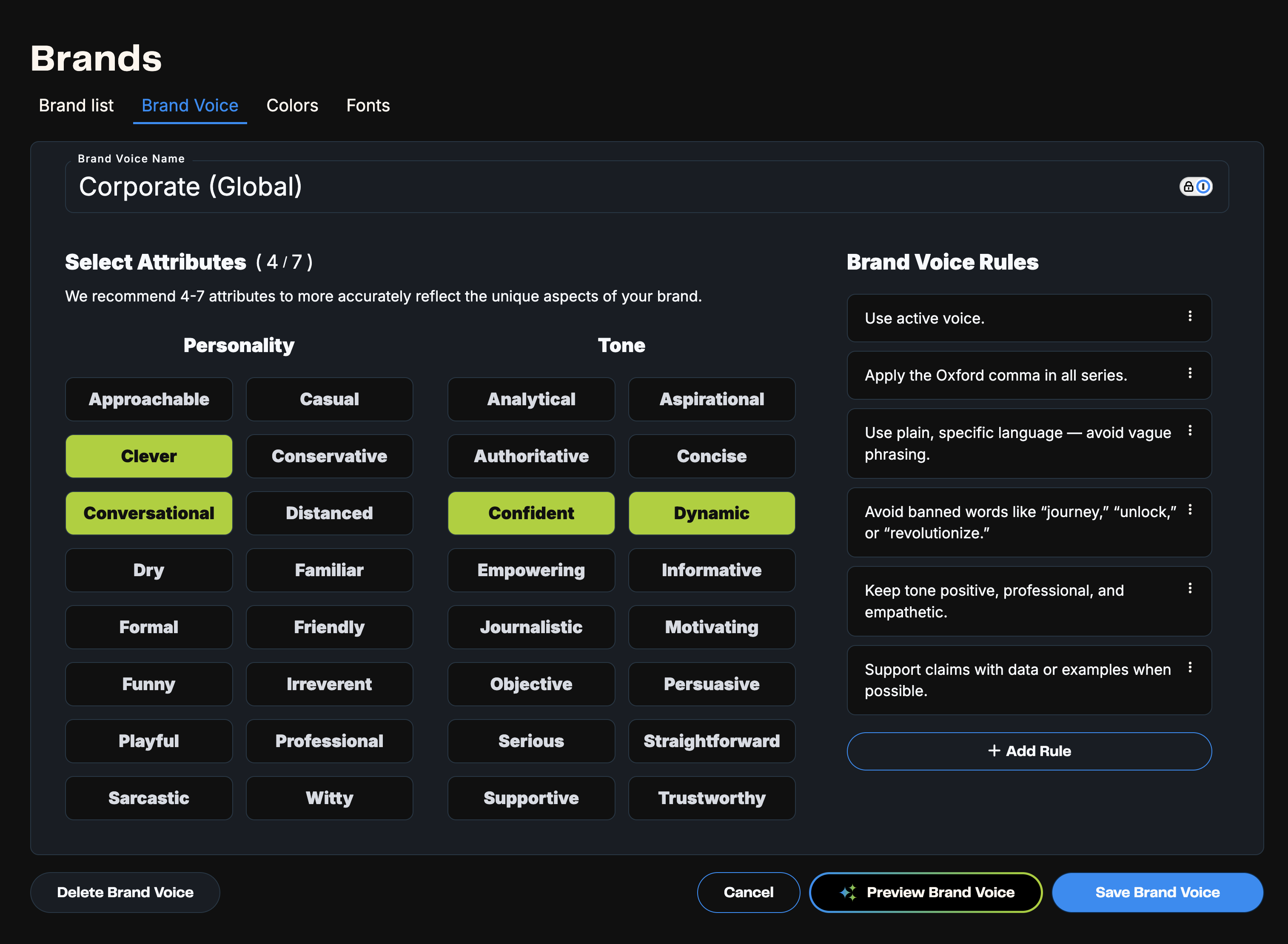 AI Brand Voice