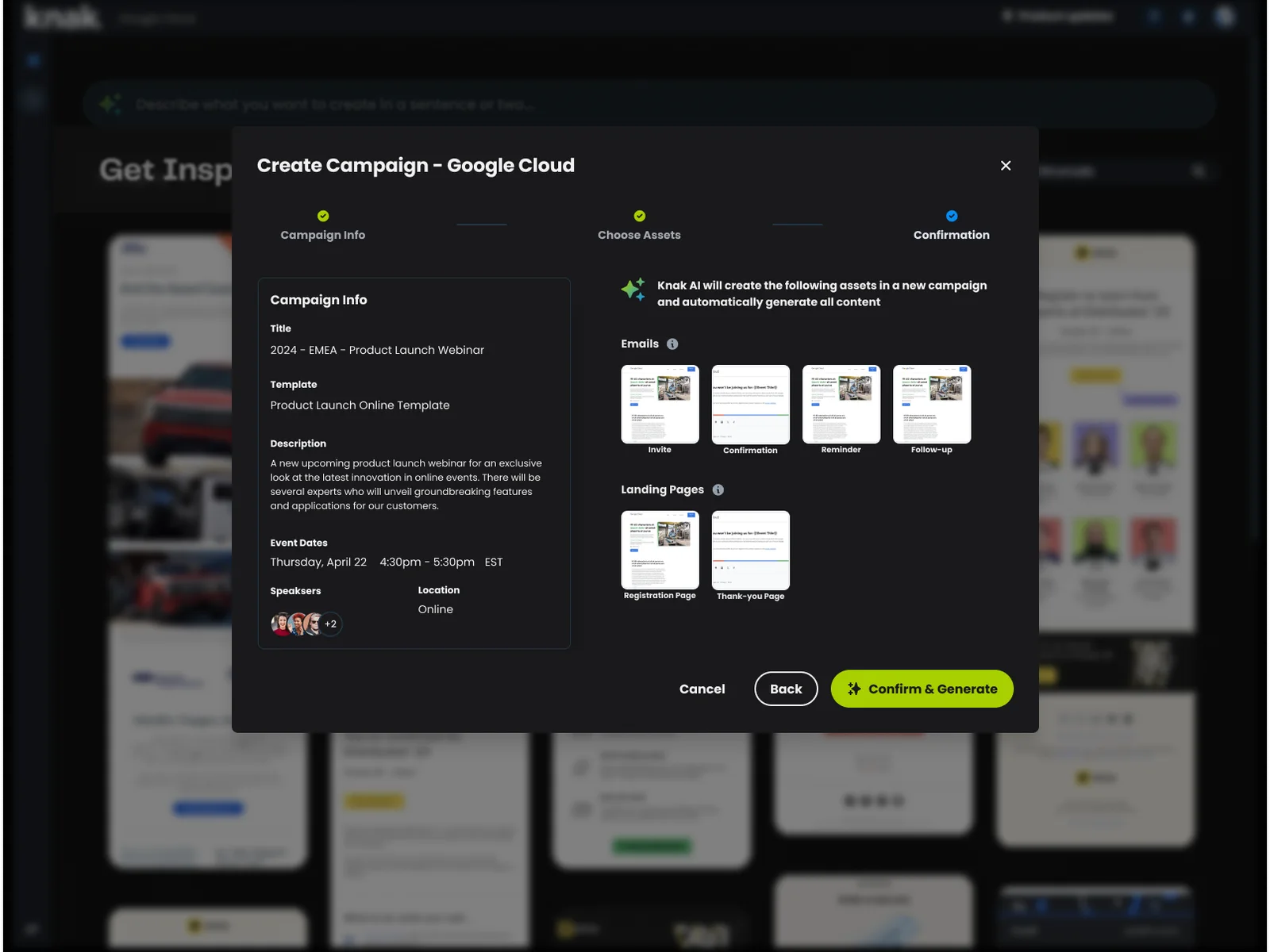 AI-Powered Campaign Creation
