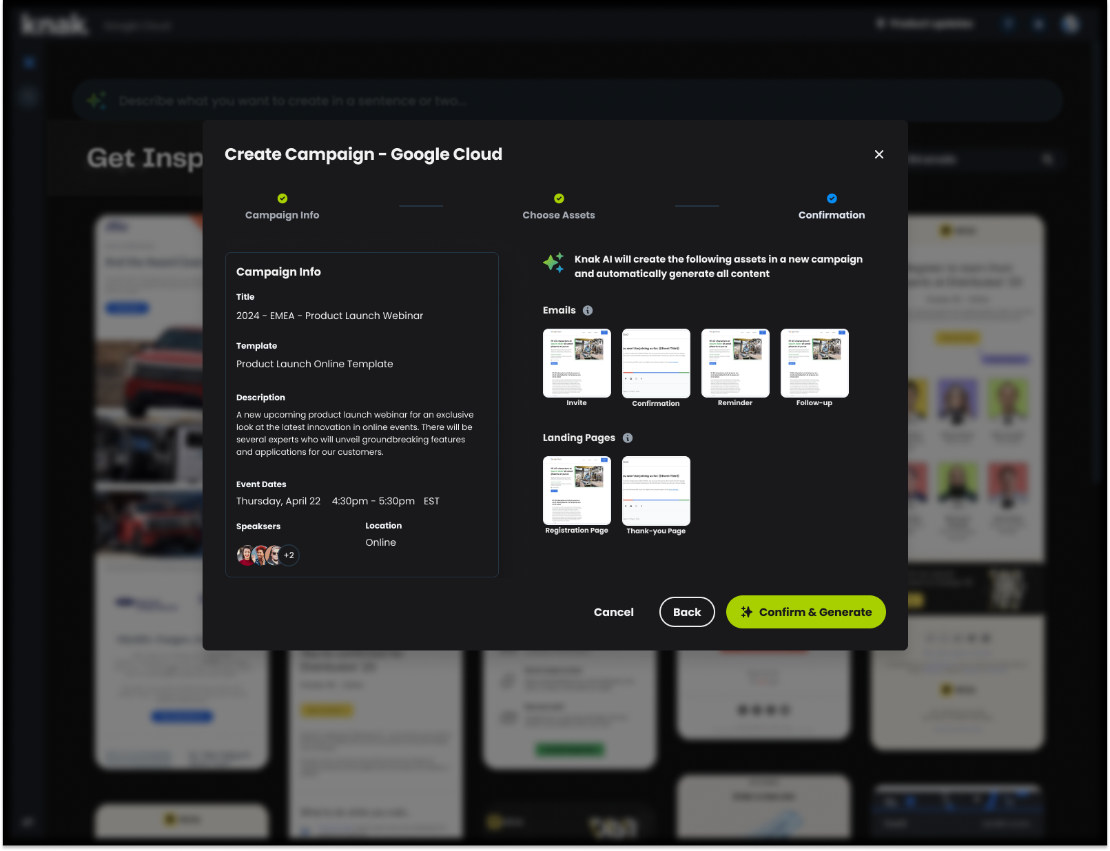AI-Powered Campaign Creation