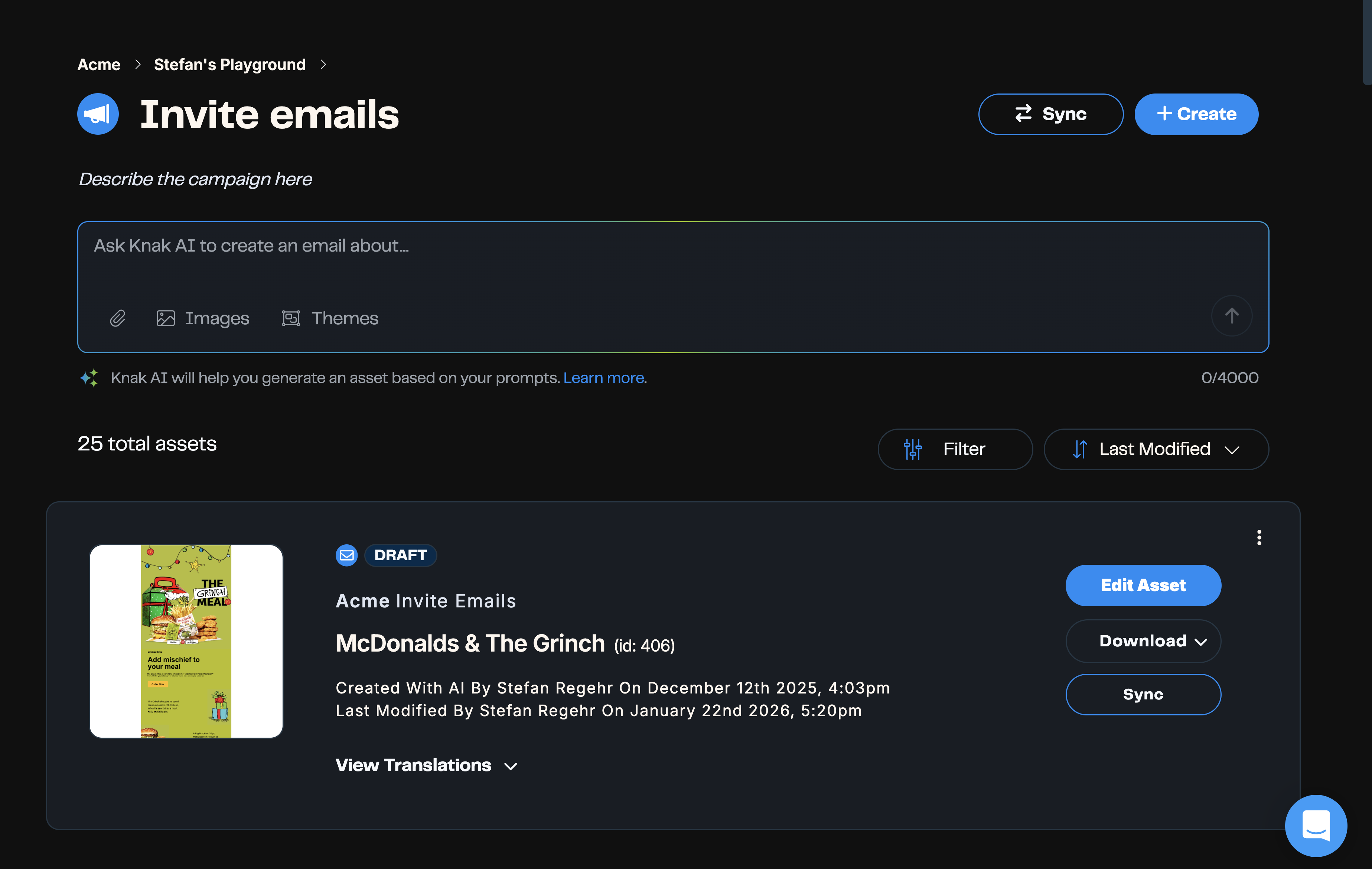 AI Email Generation