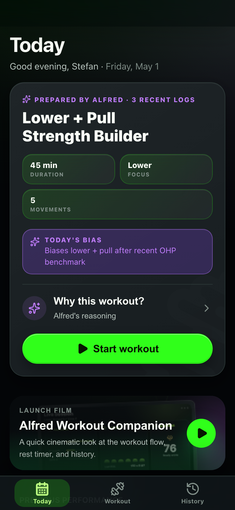 Workout Companion design highlight 4 of 6