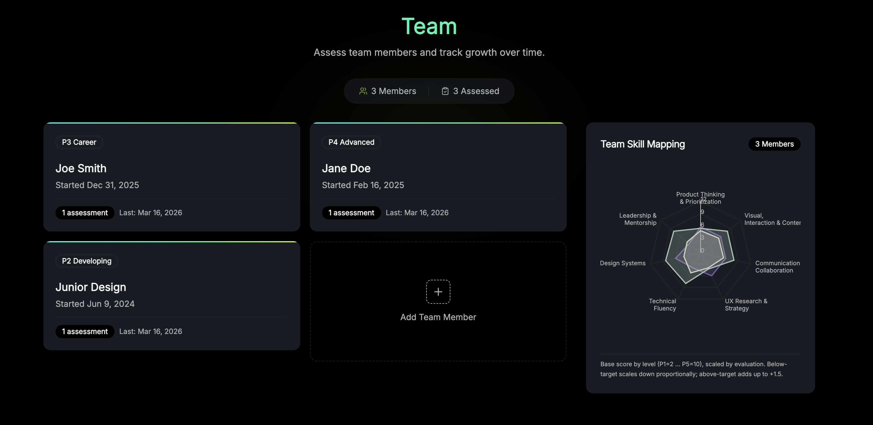 Competency Manager design highlight 2 of 3