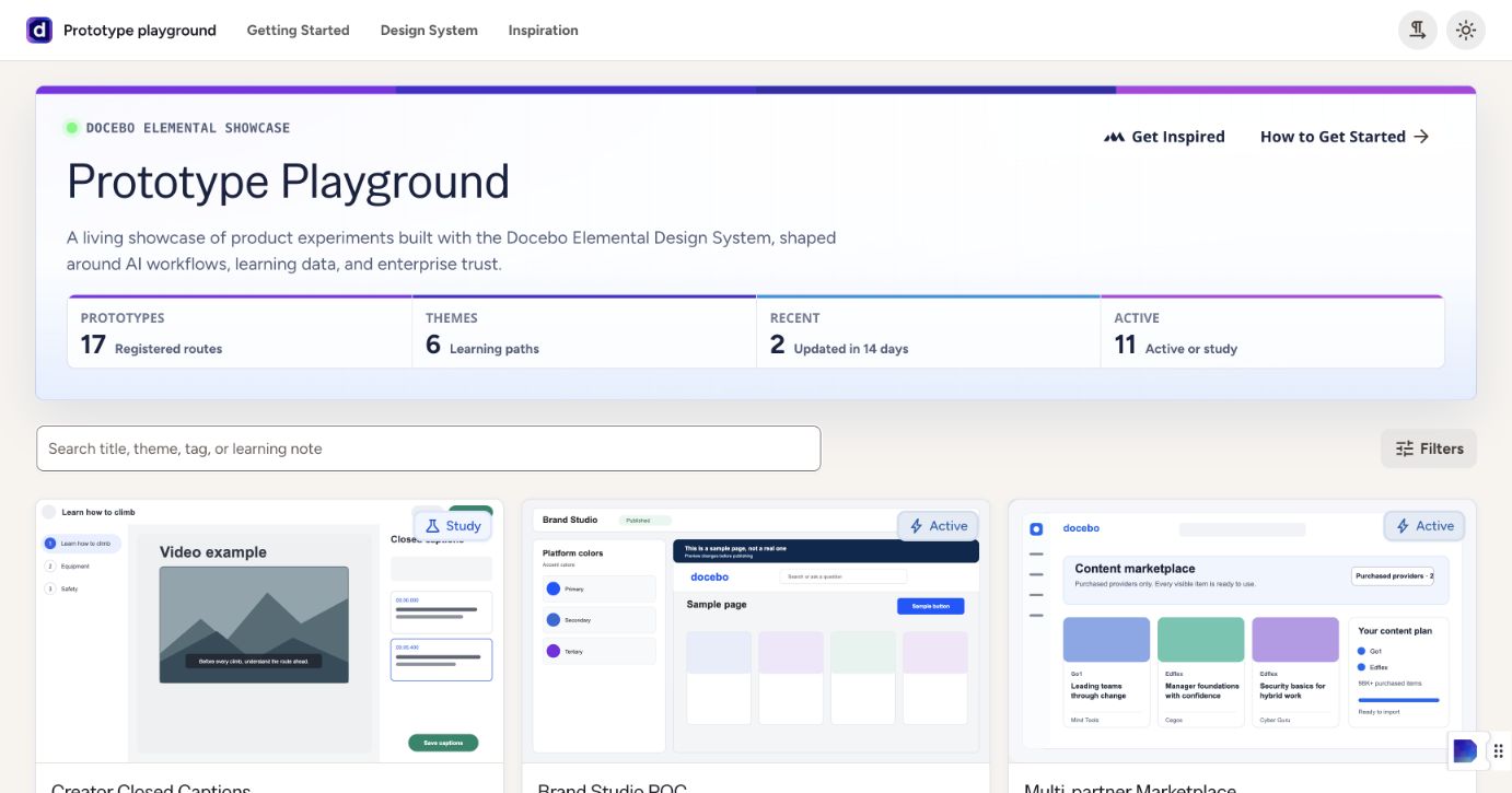 Elemental Prototype Playground