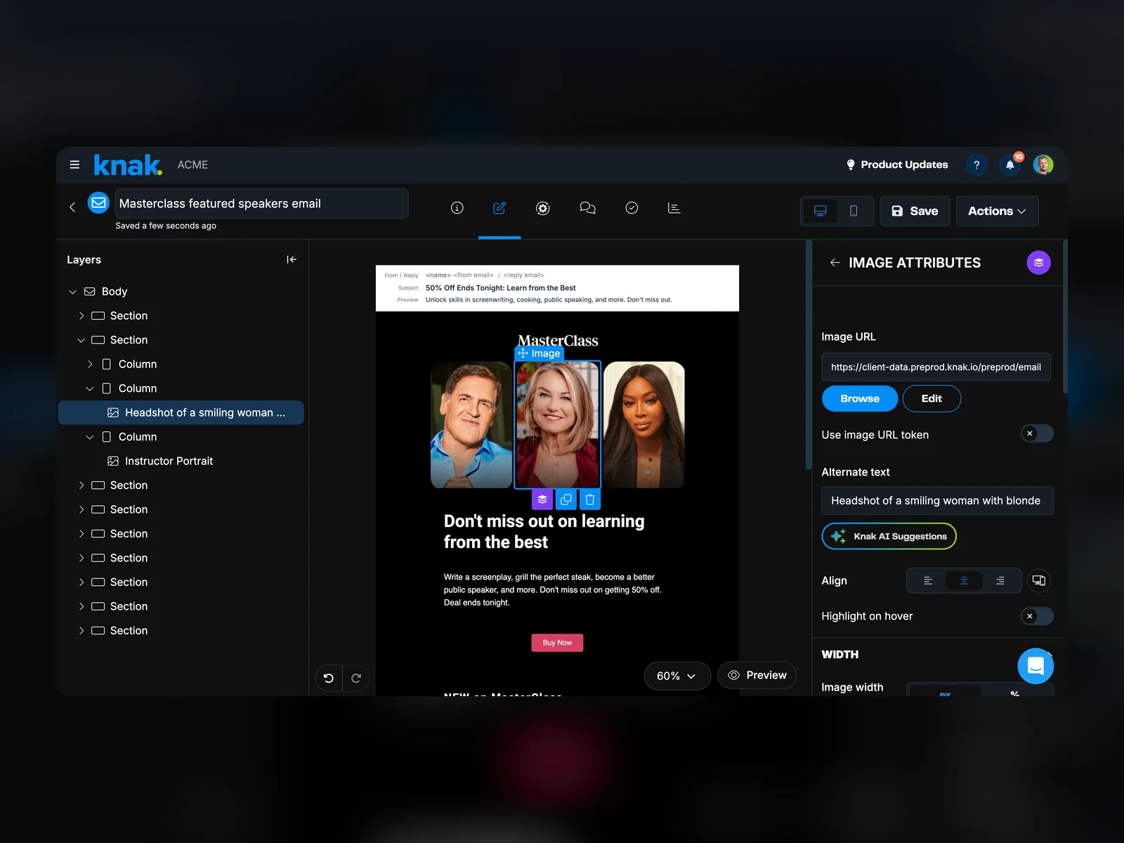 Email & Landing Page Editor