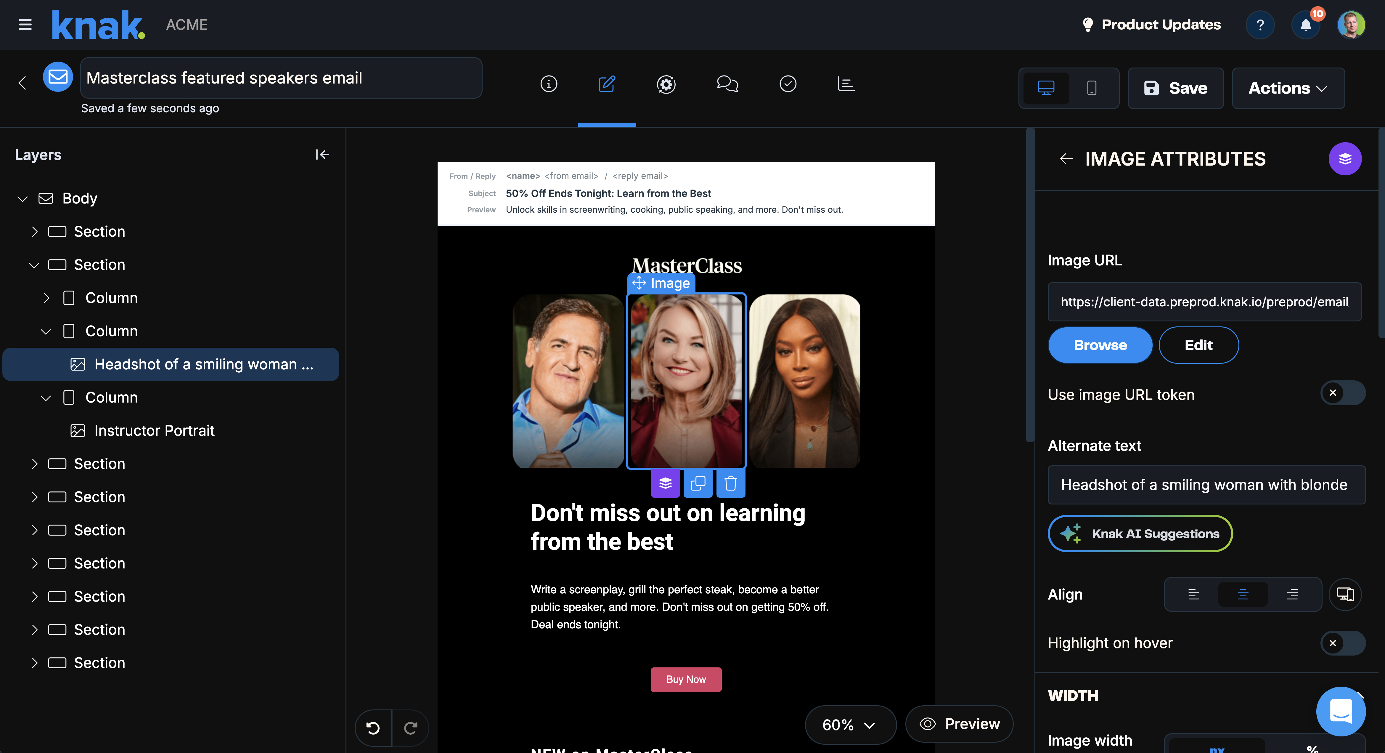 Email & Landing Page Editor