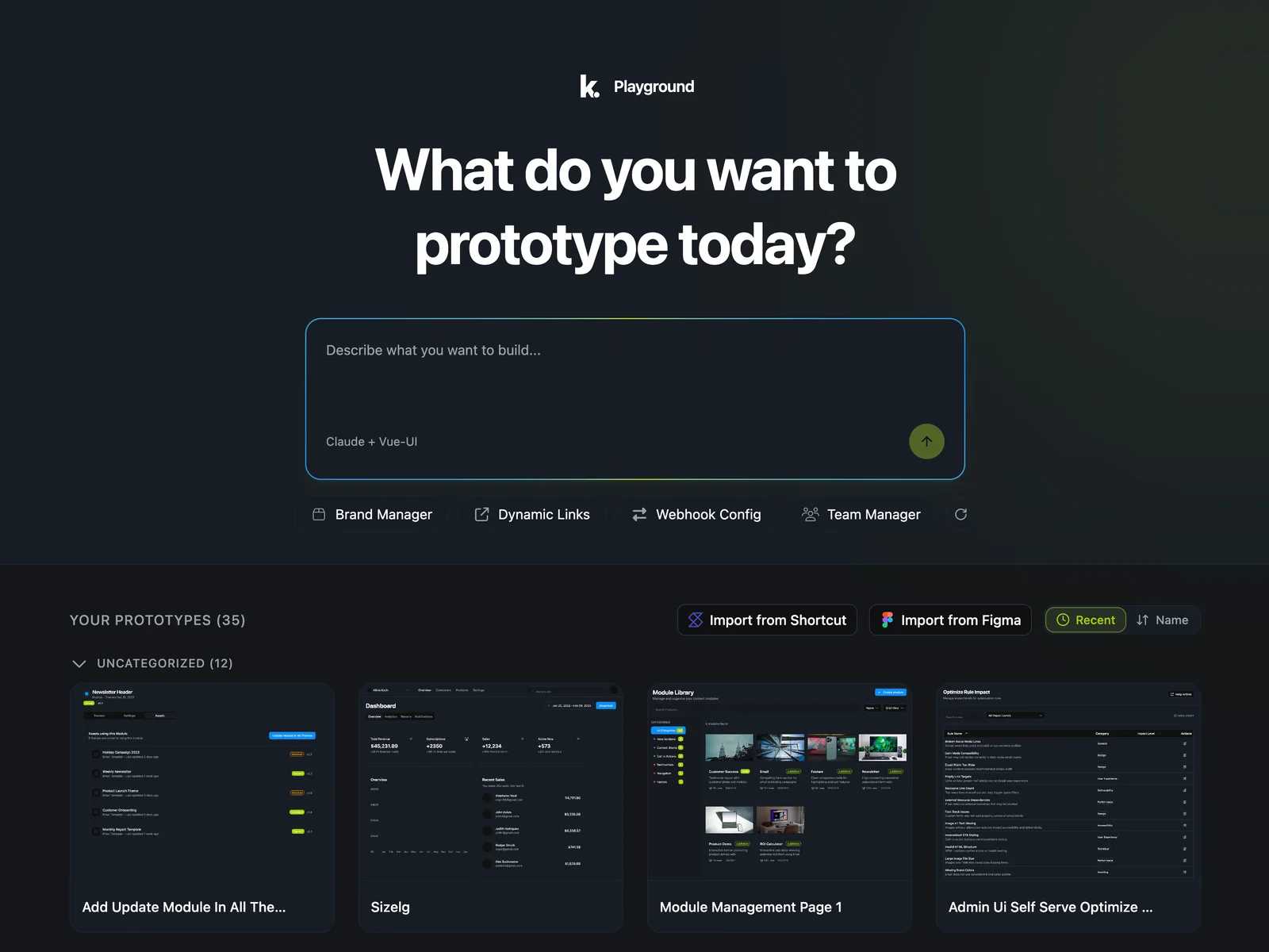 Prototype Playground