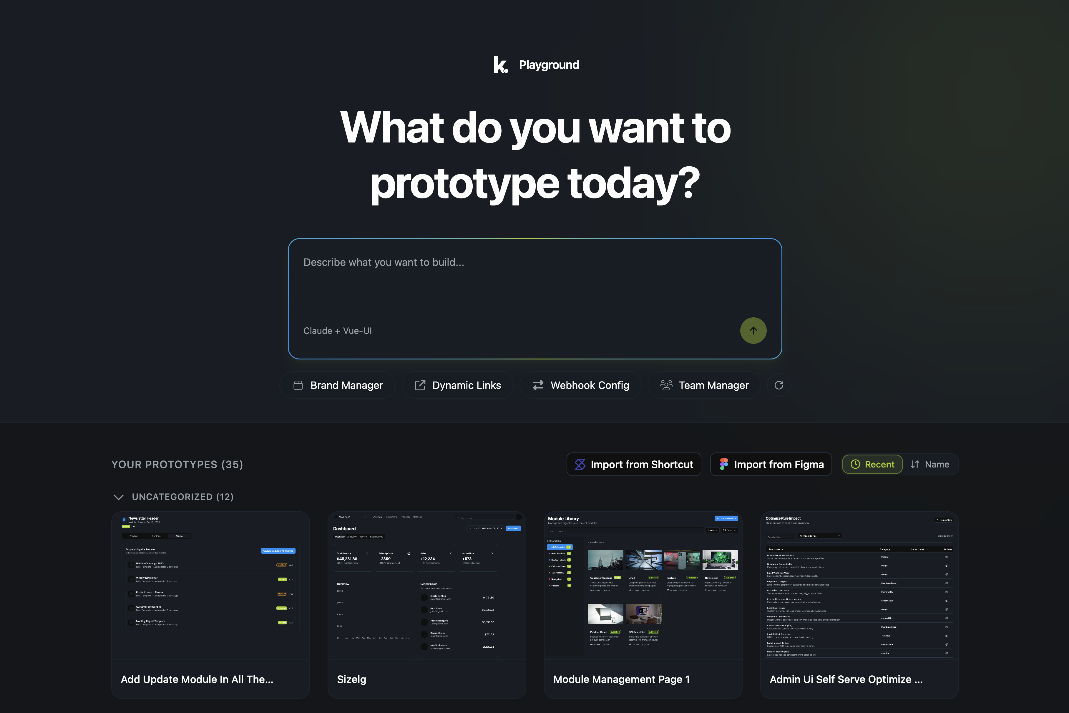 Prototype Playground